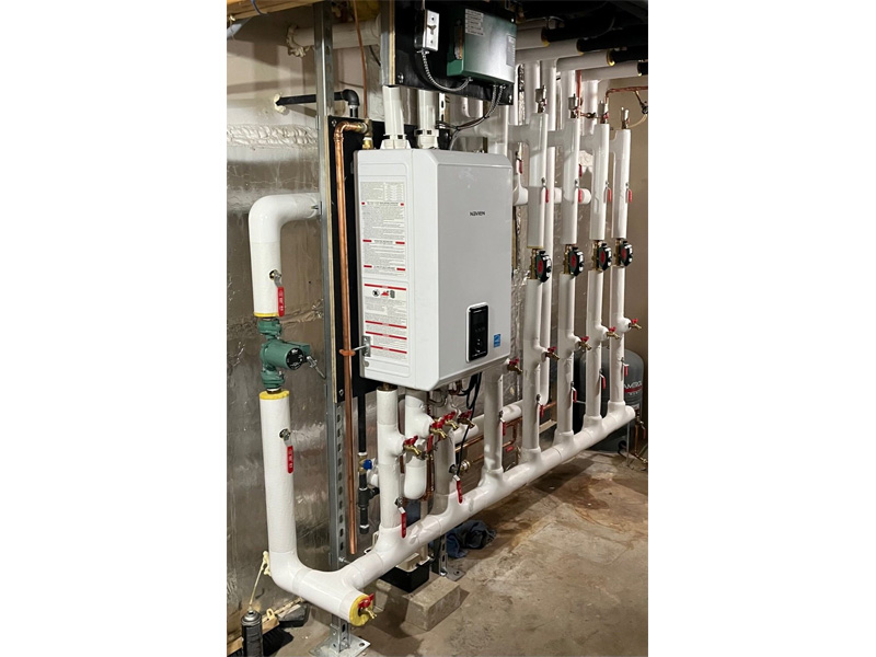 Five zone combi boiler install Nashua, NH